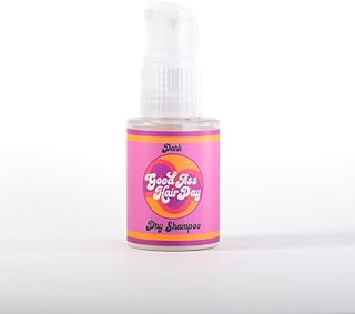 Good A- Hair Day Dry Shampoo Powder – Non-Aerosol, Talc-Free, All-Natural, Absorbs Oil, Refreshes Hair Between Washes, Handmade in USA, Dark
