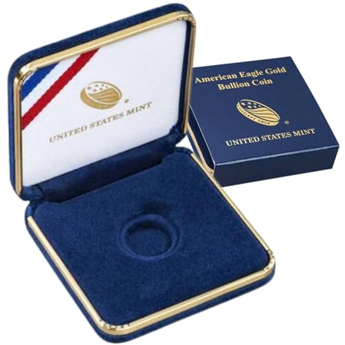 Official Original U.S. Mint American Eagle Gold Bullion One-Tenth 1/10 Ounce Presentation Case Gift or Storage Box - Coin Not Included (3 Pack)