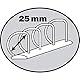 Original Falken Premium Präsentationsringbuch. Made in Germany. Kunststoffbezug außen und innen 4 Ring-Mechanik DIN A4 Füllhöhe 25 mm weiß ideal für Angebots- und Unternehmenspräsentationen