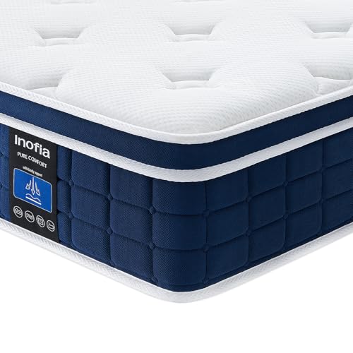 Inofia Matratze Ace Hybrid Höhe26 cm Härtegrad H3 Mittelfest...