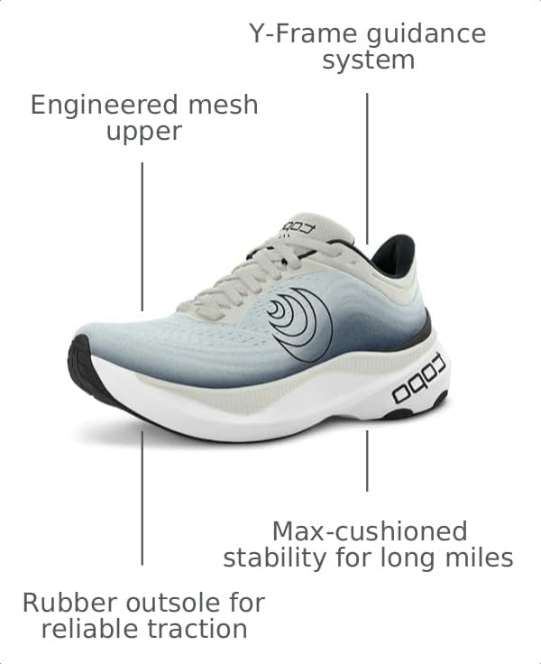 Image of Topo Athletic Men's Lightweight Comfortable 5MM Drop Aura Road Running Shoes, Athletic Shoes for Road Running