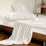 THXSILK 4pcs Silk Bed Sheets Set