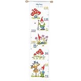 100% algodón Patrón de Punto de Cruz, Incluye Hilo, 18 x 70 cm, diseño de Metro para niños