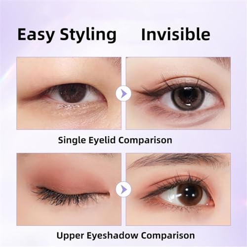 Double Eyelid Pen Glue Invisible Double Eyelid Styling Cream Stick Long Lasting Liquid Eyelid Tape Stickers Cream Double Eyelid Serum Make Eyes Bigger