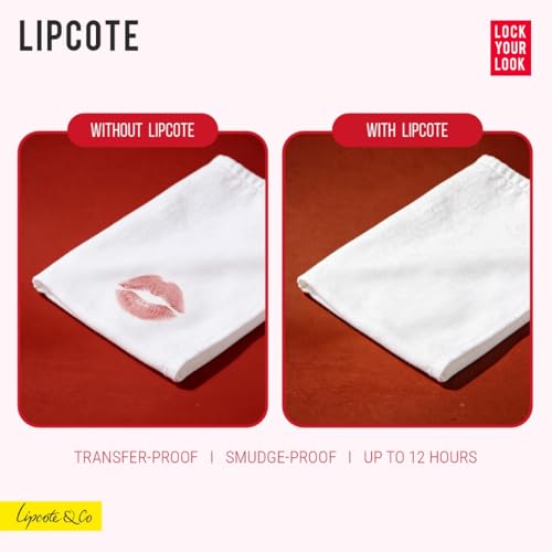 Image of Lipcote Lipstick Sealer | Smudge-Proof, Waterproof & Transfer-Proof Lip Top Coat | Long-Lasting 8-12 Hrs | Works on Any Lipstick | Original UK Formula | 6.5ml