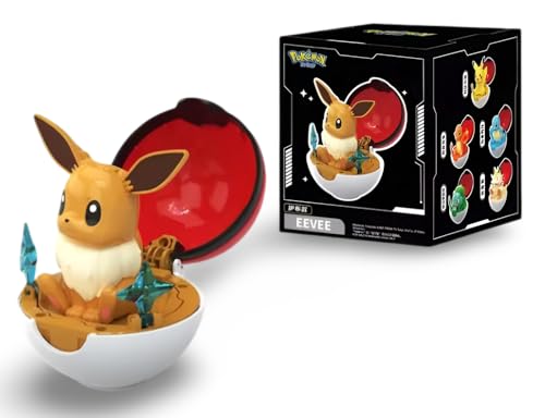 Pokémon | Figura articulada coleccionable de Pokeball | +15 años | Estilo de caja 4 | Eevee