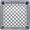 Hudson Exchange 13 x 13 x 11 (16 Quart, 4 Pack) Mesh Commercial Grade Milk Crate Handled Storage Container Tote, Black
