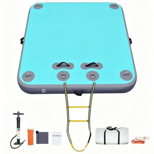 Compact Inflatable Floating Dock