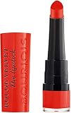 Bourjois Velvet The Lipstick Barra de Labios Tono 07 (Joli carmin’ois), 2.4 g