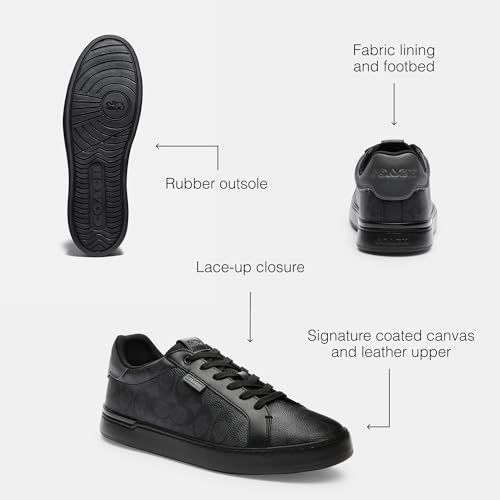 Image of Coach mens Lowline Signature Low Top