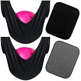 TBoxBo 2 Pcs Bowling Seesaw Bag and 2 Pcs Bowling Shammy Pad,10 x 8 Inches Bowling Ball Towel,Cleani