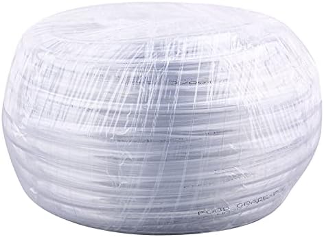 DERNORD PVC Tubing 3/8"ID X 1/2"OD Flexible Clear Vinyl Hose 50 Feet for Food Grade