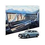WEIPIN 【2枚入り】 ナノ 保護フィルム BMW i5 ナビ + メーター フィルム 超透明 反射防止 高感度タッチ 5シリーズ 14.9インチ + 12.3インチ 保護フィルム 4H 自己吸着 PET製 HydroAg+ フィルム BMW i5 専用 アクセサリー カー用品