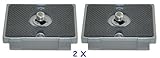 BolinUS 2 x Quick Release Plate Fit Bogen 3157N Manfrotto 200PL-14 RC2 3030 3130 with 1/4