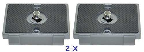 BolinUS 2 x Quick Release Plate Fit Bogen 3157N Manfrotto 200PL-14 RC2 3030 3130 with 1/4