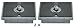 BolinUS 2 x Quick Release Plate Fit Bogen 3157N Manfrotto 200PL-14 RC2 3030 3130 with 1/4" Screw for Ball Head