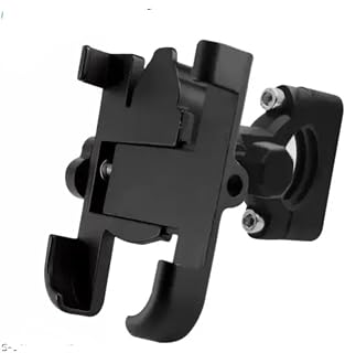 Premium Metal Smartphone Bike Mount, 360 Degree Rotating Universal Handlebar Holder, Black, Compatible with All Phones, fo... Price In India