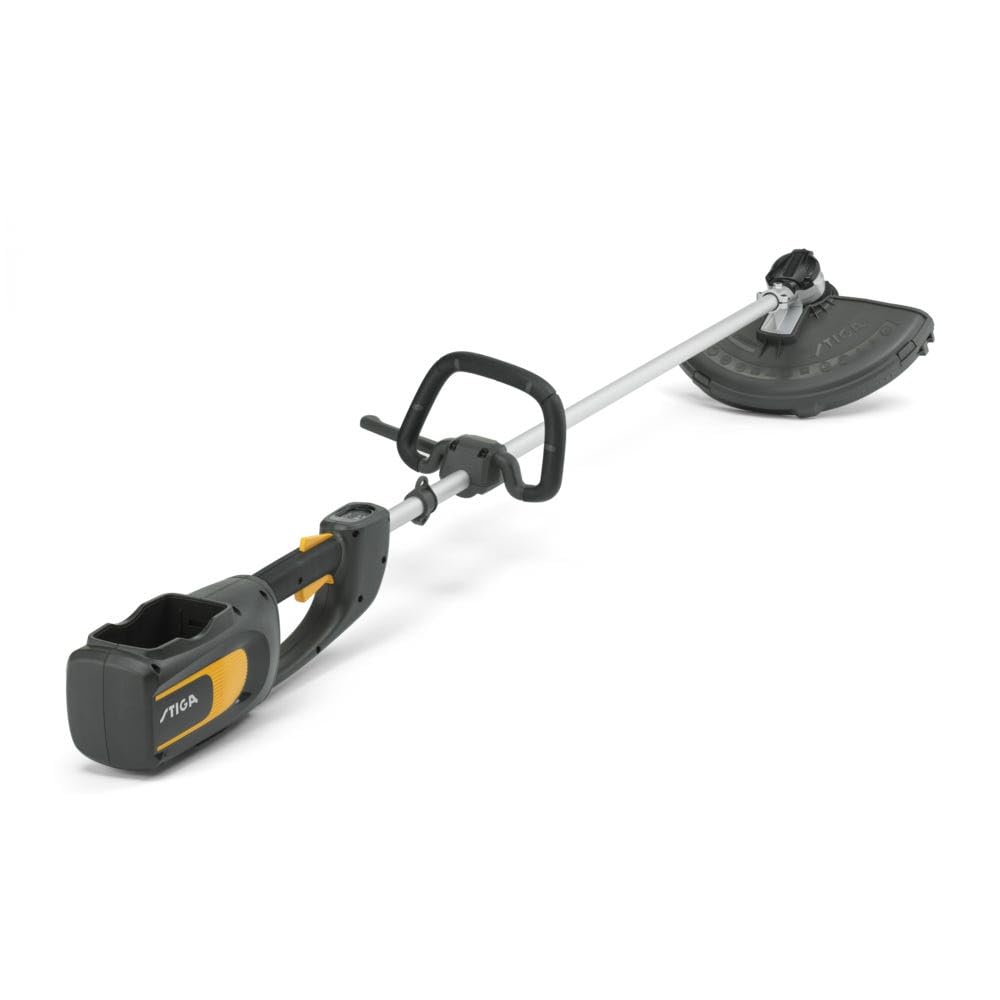 STIGA BC 700e Akku-Rasentrimmer, 500W, Schnittbreite 38cm, ohne 48V (4Ah) Akku, schwarz/orange