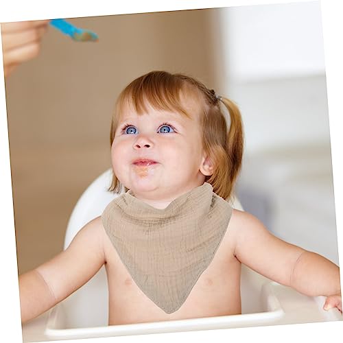 Hemoton 7 Pçs Babadores Triangulares Para Bebês Babadores De Jantar Babadores De Jantar Pescoço A Pe