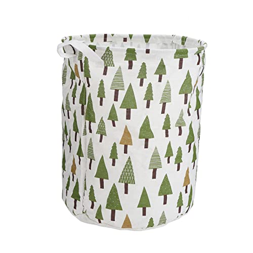 Qukaim Cesta de lavandería de lona, lavable, con cordón, diseño plegable para peluquería, cesta de ropa de pie, 50 cm de alto, ligera, color beige