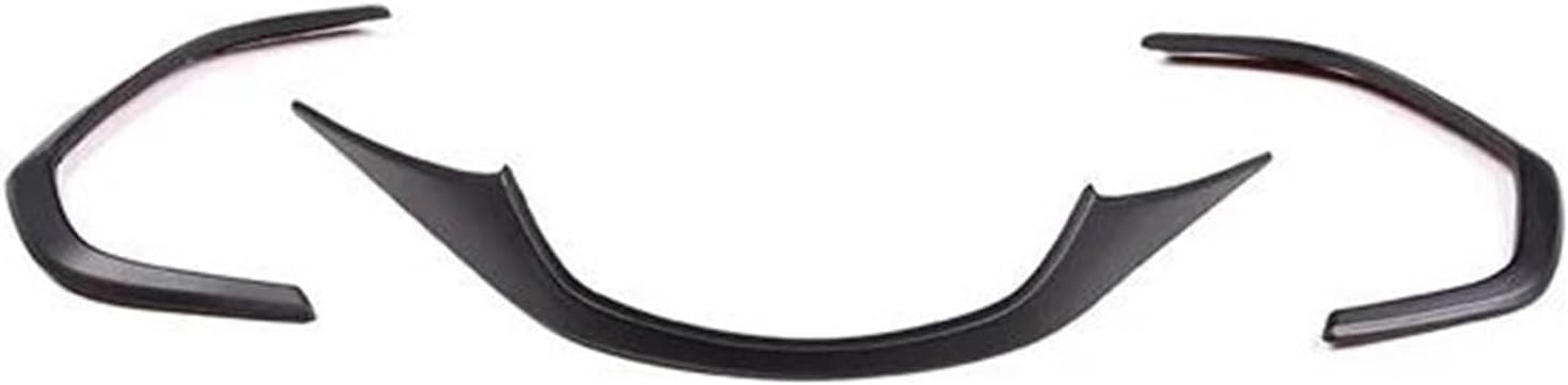Decoration Interior ABS Car Dashboard Display Meter Ring Speedometer Gauge Cover Trim Frame For Chevy For Corvette C7 2014-2019 Interior(Matte Black)