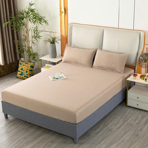 Drap-housse pour berceau extensible doux et solide kaki