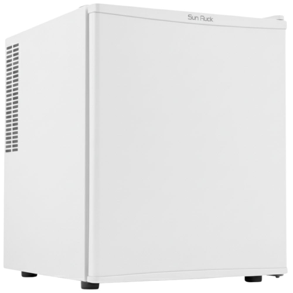 Amazon | SunRuck 冷蔵庫 小型 48L ホワイト 強化ガラス棚仕様 静冷