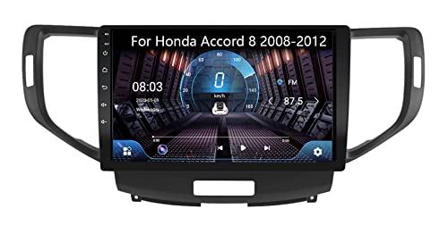 Autorradio Doble DIN para Honda Accord 2008 2012   Compatible con Apple CarPlay y Android Auto, Radio Am/FM Plug and Play, cámara de visión Trasera, Control Desde el Volante, Bluetooth