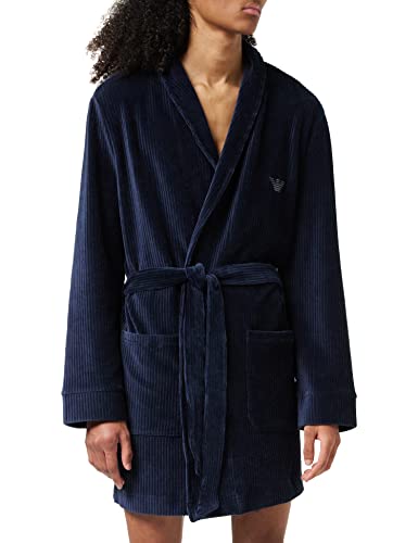 Robe en chenille côtelée Armani pour éliminer le coup de froid matinal avec élégance