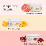 NATURE WELL Shea Body Butter Variety Pack, Includes Grapefruit, Mango, & Pomegranate, Provides Ultimate Nourishment & Hydration, 3 Pack (8 Oz Ea) - Image 4