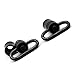 TRIROCK Sling Swivel 1.0 Inch with Push Button Quick Release Detachable and Sling Mount QD Loop Adapter 2 Sets Pack