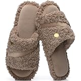 GOEWY Open Toe Womens Slippers Indoor Outdoor Comfy Memory Foam Slip On House Bedroom Slides Shoes Gifts for Women Her Mom