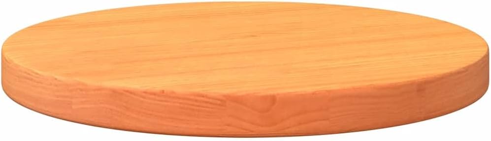 vidaXL Table Top Round Wax Brown Ø11.8x1.0 Solid Wood Pine
