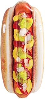 Intex Inflatable Giant Hotdog Mattress Lilo 180cm x 89cm. Perfect for the pool.