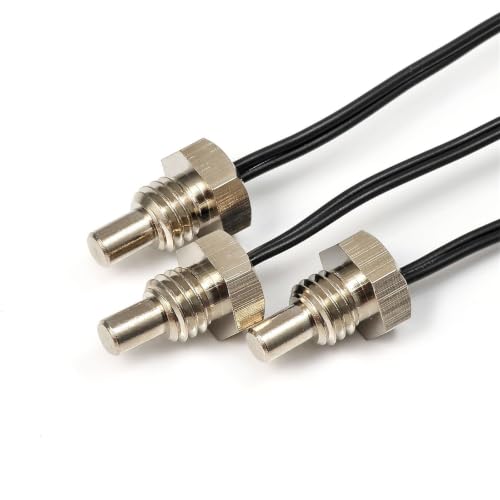 Sensor de temperatura NTC 10K3950 con rosca hexagonal M8 para control térmico de carcasas 3