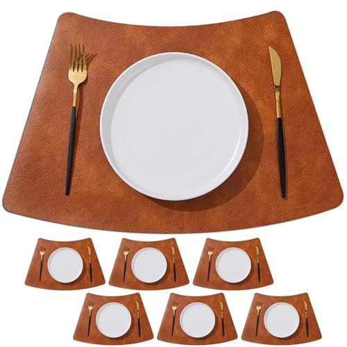 Sets de table résistants à la chaleur pour éviter les taches sur la table de cuisine, pack de 8