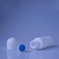 Vista 5 de 4 botellas aplicadoras de plástico con cabezal de esponja de 1.7 fl oz con esponja recargable desodorante botellas para aceite esencial cosmético