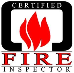 JB Certified Fire Inspector Decal Sticker