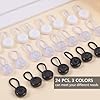 12 PCS Shirt Collar Neck Extender Buttons, Non-Metal Collar Button Extender Elastic for Dress Shirt Can be Used as Cufflink 3 Colors #2