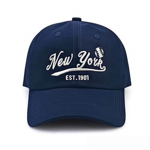 Classic Vintage Embroidered Fashionable Baseball Cap for Men Women Teenager Cap City Hat Adjustable with Gift Box