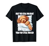 Ce joli motif caniche de sommeil est parfait pour tous ceux qui veulent une jolie chemise de sieste.