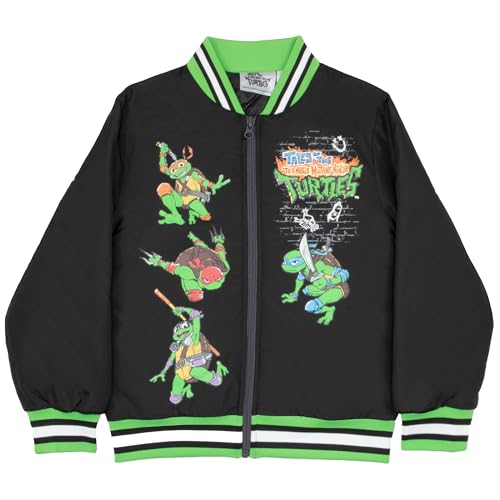 Nickelodeon Teenage Mutant Ninja Turtles Varsity Bomber Jackets for Boys TMNT Coats for Kids