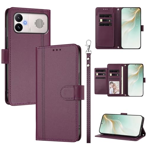 Coque protection Redmi K90 Max 5G violette, étui rabat anti-choc et anti-rayure 2604FRK1EC