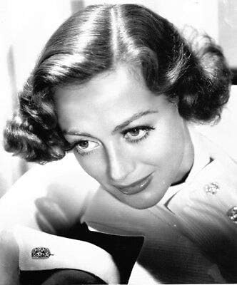 Joan Crawford Beautiful Eyes Vintage Glamour Portrait 11x14 Photograph