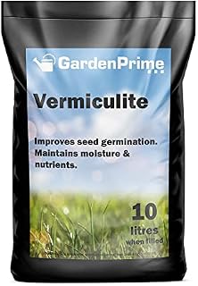 GardenPrime Vermiculite - 5 Litres - A natural product that improves seed germination. Maintains moisture and nutrients (5 Litres)