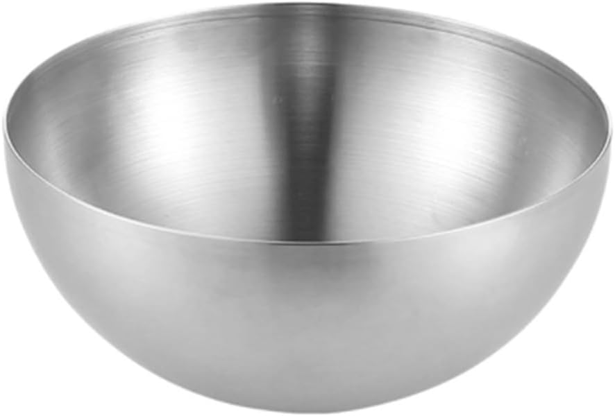 Stainless Steel Bowls Salad Soup Mixing Ramen Rice Kitchen Container Cereal Storage Bowl(D)