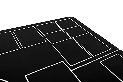 Minimalistyczna mata do gry karcianej, kompatybilna z Pokemon TCG - dla 2 graczy