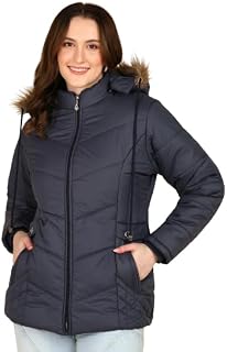 ELLIPSE Nylon Full Sleeve Solid Casual Fashionable And Stylish Winter Jacket For Women's Price In India