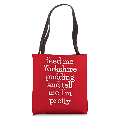 Feed Me Yorkshire Pudding Meme Tote Bag