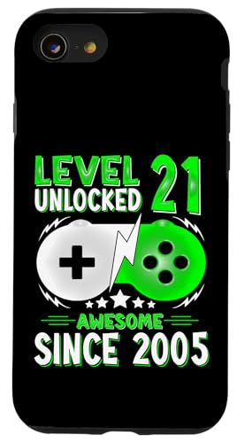Level 21 Unlocked Birthday 21 Years Old Gifts 21st Birthday �X�}�z�P�[�X iPhone SE (2020) / 7 / 8 �p